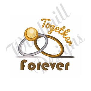 Wedding Rings -Machine Embroidery Design, Embroidery Designs, Machine Embroidery, Embroidery Patterns, Embroidery Files, Instant Download