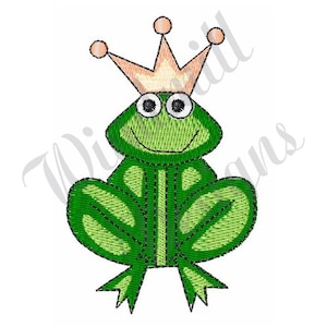 Prince Frog - Machine Embroidery Design, Embroidery Designs, Machine Embroidery, Embroidery Patterns, Embroidery Files, Instant Download