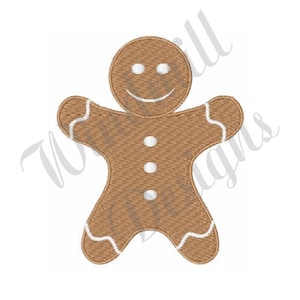 Gingerbread Man - Machine Embroidery Design, Embroidery Designs, Machine Embroidery, Embroidery Patterns, Embroidery Files, Instant Download