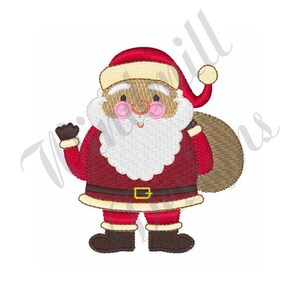 Santa Claus Christmas Machine Embroidery Design, Embroidery Designs, Embroidery, Embroidery Patterns, Embroidery Files, Instant Download