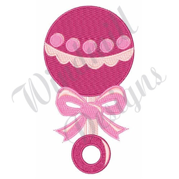 Baby Rattle - Machine Embroidery Design, Embroidery Designs, Machine Embroidery, Embroidery Patterns, Embroidery Files, Instant Download