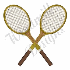 Tennis Rackets - Machine Embroidery Design, Embroidery Designs, Machine Embroidery, Embroidery Patterns, Embroidery Files, Instant Download