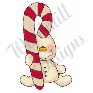 Candy Cane Snowman Machine Embroidery Design, Embroidery Designs, Machine Embroidery, Embroidery Patterns, Embroidery File, Instant Download
