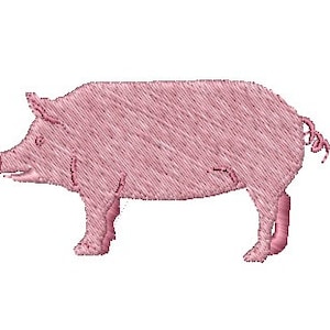 Pink Pig Machine Embroidery Design, Embroidery Designs, Machine Embroidery, Embroidery Patterns, Embroidery Files, Instant Download