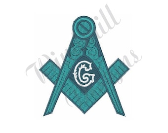 Free Mason - Machine Embroidery Design, Embroidery Designs, Machine Embroidery, Embroidery Patterns, Embroidery Files, Instant Download