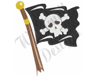 Pirate Flag - Machine Embroidery Design, Embroidery Designs, Machine Embroidery, Embroidery Patterns, Embroidery Files, Instant Download