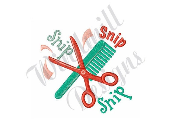 Barber Haircut - Machine Embroidery Design, Embroidery Designs, Embroidery Patterns, Embroidery Files, Instant Download