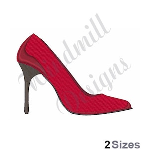 High Heel Shoe - Machine Embroidery Design, Embroidery Designs, Machine Embroidery, Embroidery Patterns, Embroidery Files, Instant Download
