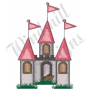 Princess Castle - Machine Embroidery Design, Embroidery Designs, Machine Embroidery, Embroidery Patterns, Embroidery Files, Instant Download