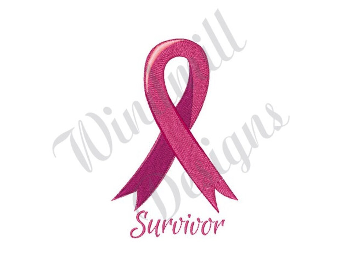 Survivor Ribbon - Machine Embroidery Design, Embroidery Designs ...