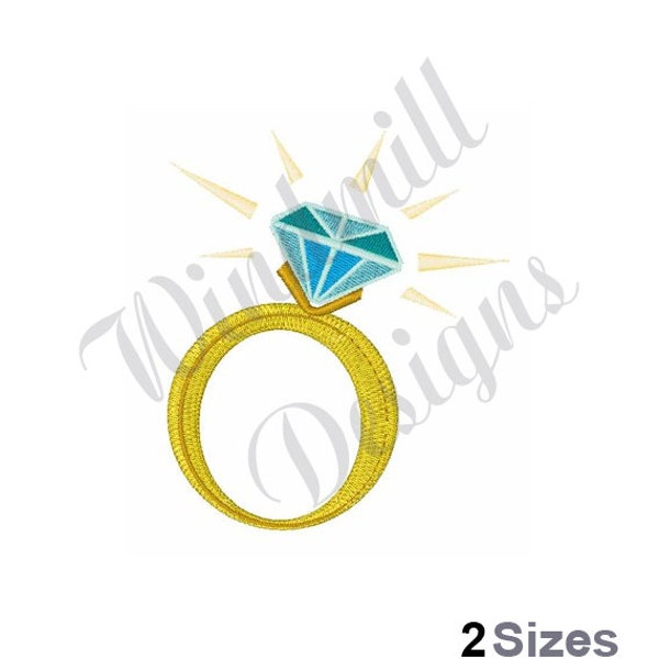 Diamond Ring - Machine Embroidery Design, Embroidery Designs, Machine Embroidery, Embroidery Patterns, Embroidery Files, Instant Download