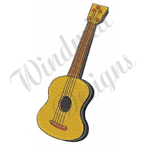 Guitar - Machine Embroidery Design, Embroidery Designs, Machine Embroidery, Embroidery Patterns, Embroidery Files, Instant Download