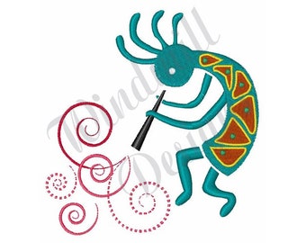 Dancing Flutist - Machine Embroidery Design, Embroidery Designs, Machine Embroidery, Embroidery Patterns, Embroidery Files, Instant Download