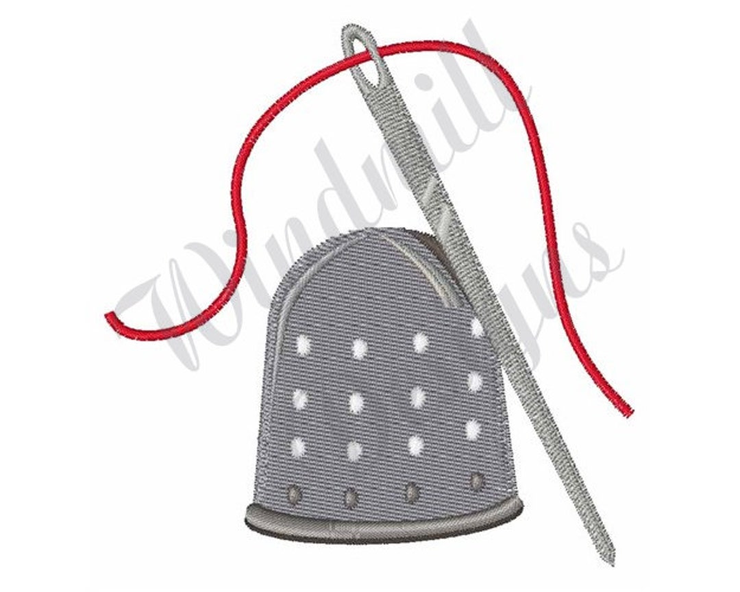 Thimble & Needle machine Embroidery Design Embroidery Etsy