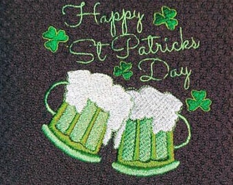 Happy St. Patricks Day - Machine Embroidery Design, Embroidery Designs, Machine Embroidery, Embroidery Patterns & Files, Instant Download