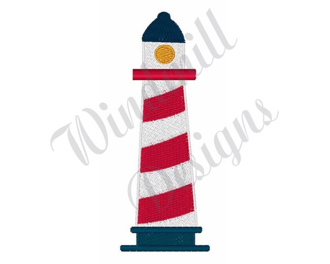 Lighthouse Machine Embroidery Design, Embroidery Designs, Machine