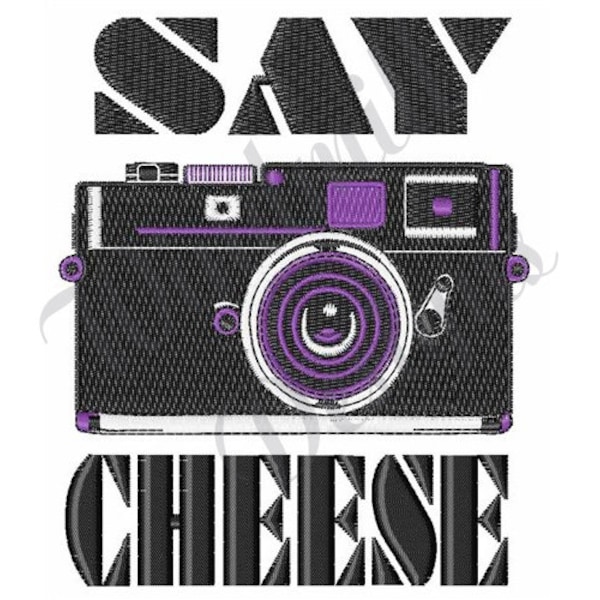 Camera Say Cheese Machine Embroidery Design, Embroidery Designs, Machine Embroidery, Embroidery Patterns, Embroidery Files, Instant Download