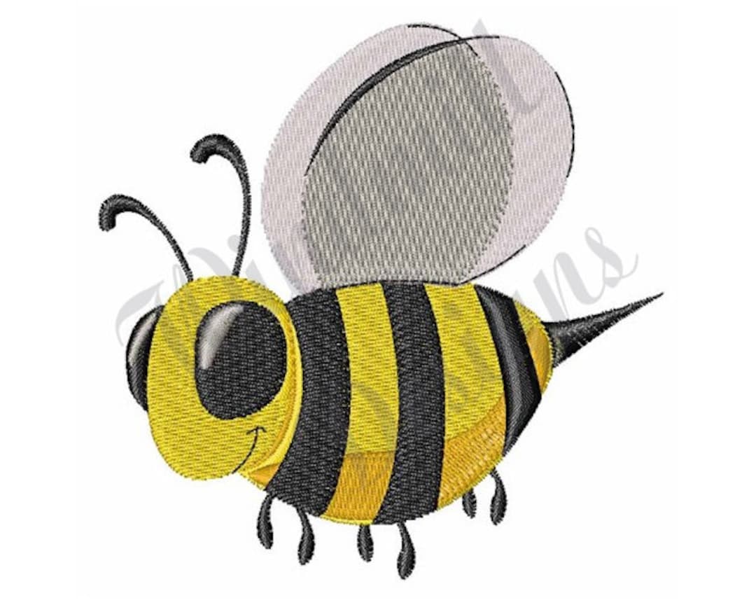 Bumble Bee Machine Embroidery Design Embroidery Designs Etsy