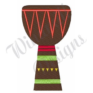 African Djembe Drum - Machine Embroidery Design, Embroidery Designs, Machine Embroidery, Embroidery Patterns & Files, Instant Download