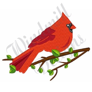 Cardinal Bird - Machine Embroidery Design, Embroidery Designs, Machine Embroidery, Embroidery Patterns, Embroidery Files, Instant Download