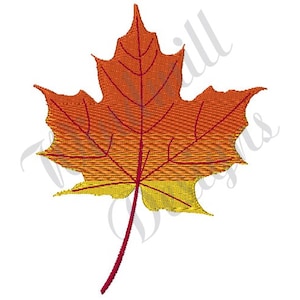 Herbst Ahorn Blatt Maschine Stickerei Design, Stickerei Designs, Maschine Stickerei, Stickmuster, Stickdateien, sofortiger Download