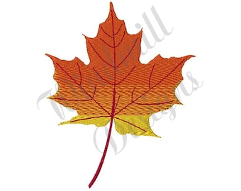 Autumn Maple Leaf Machine Embroidery Design, Embroidery Designs, Machine Embroidery, Embroidery Patterns, Embroidery Files, Instant Download