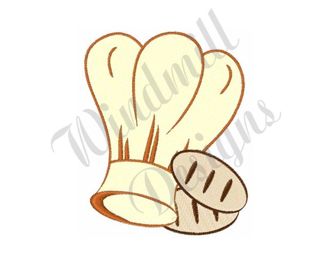 Baker Hat & Bread Buns - Machine Embroidery Design, Embroidery Designs ...