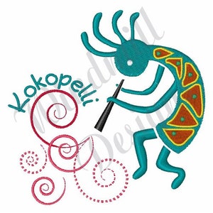 Kokopelli - Machine Embroidery Design, Embroidery Designs, Machine Embroidery, Embroidery Patterns, Embroidery Files, Instant Download