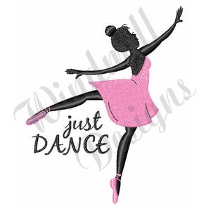 Just Dance Ballerina  - Machine Embroidery Design, Embroidery Designs, Machine Embroidery, Embroidery Patterns & Files, Instant Download