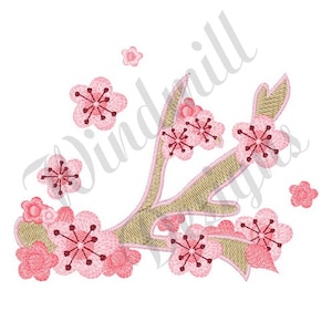 桜 - 機械刺繍デザイン、刺繍デザイン、機械刺繍、刺繍パターン、刺繍ファイル、即時ダウンロード
