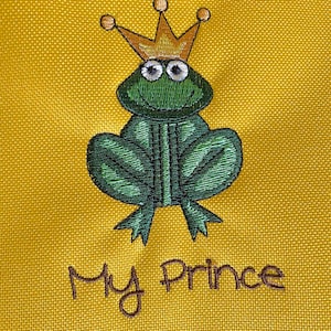 Frog Prince - Machine Embroidery Design, Embroidery Designs, Embroidery Patterns, Embroidery Files, Instant Download