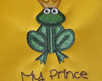 Frog Prince - Machine Embroidery Design, Embroidery Designs, Embroidery Patterns, Embroidery Files, Instant Download