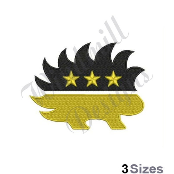 Libertarian Porcupine - Machine Embroidery Design, Embroidery Designs, Embroidery, Embroidery Patterns, Embroidery Files, Instant Download