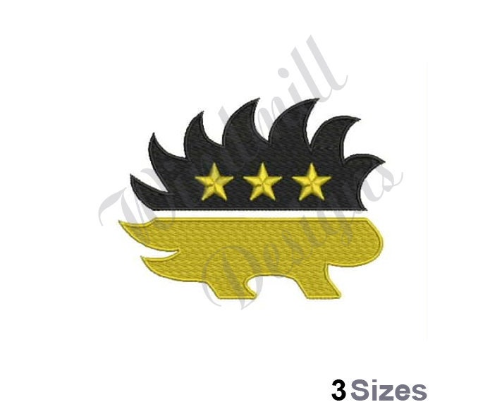 Libertarian Porcupine - Machine Embroidery Design, Embroidery Designs, Embroidery, Embroidery Patterns, Embroidery Files, Instant Download