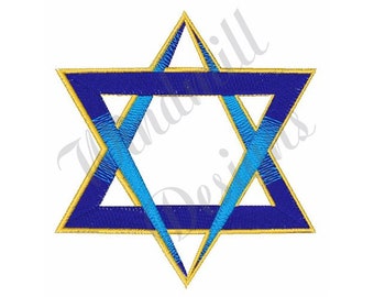 Star Of David - Machine Embroidery Design, Embroidery Designs, Machine Embroidery, Embroidery Patterns, Embroidery Files, Instant Download