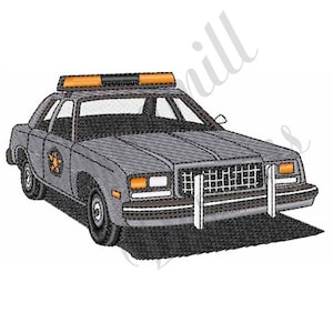 Cop Car - Machine Embroidery Design, Embroidery Designs, Machine Embroidery, Embroidery Patterns, Embroidery Files, Instant Download