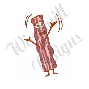Tira de tocino - Diseño de bordado a máquina, Diseños de bordado, Patrones de bordado, Archivos de bordado, Descarga instantánea