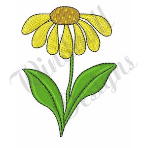 Daisy Flower  -Machine Embroidery Design, Embroidery Designs, Machine Embroidery, Embroidery Patterns, Embroidery Files, Instant Download