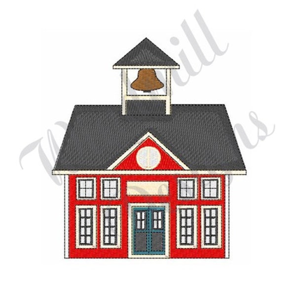 Red School House -Machine Embroidery Design, Embroidery Designs, Machine Embroidery, Embroidery Patterns, Embroidery Files, Instant Download