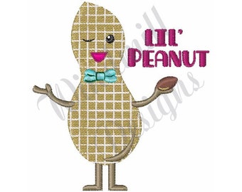 Lil Peanut - Machine Embroidery Design, Embroidery Designs, Embroidery Patterns, Embroidery Files, Instant Download