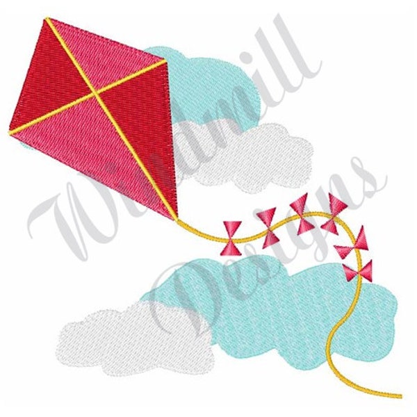 Kite Flying  - Machine Embroidery Design, Embroidery Designs, Machine Embroidery, Embroidery Patterns, Embroidery Files, Instant Download