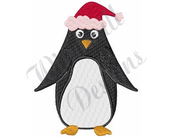 Christmas Penguin Machine Embroidery Design, Embroidery Designs, Machine Embroidery, Embroidery Patterns, Embroidery Files, Instant Download