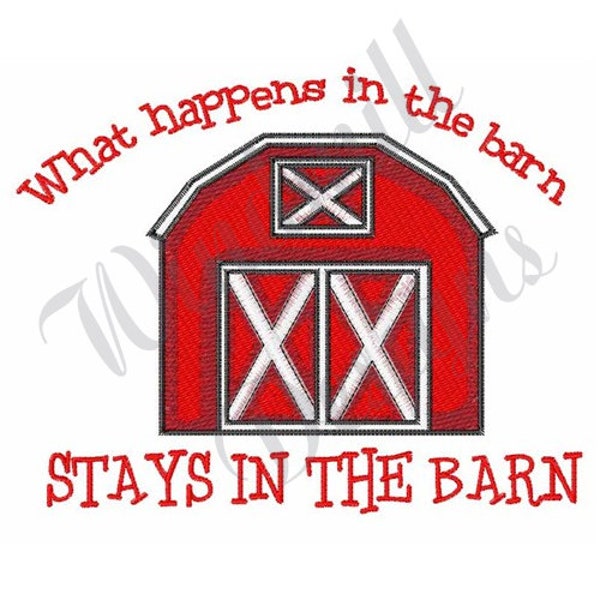 Barn Embroidery - Etsy