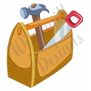 Tool Box Handyman Machine Embroidery Design, Embroidery Designs, Machine Embroidery, Embroidery Patterns, Embroidery Files, Instant Download