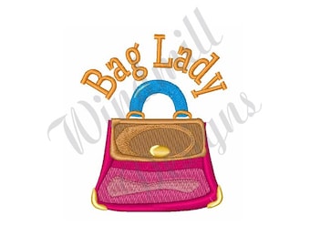 Purse Handbag - Machine Embroidery Design, Embroidery Designs, Embroidery Patterns, Embroidery Files, Instant Download