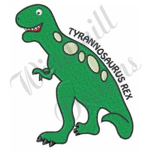 Tyrannosaurus Rex Dinosauro -Macchina Ricamo Design, Ricami, Ricamo macchina, Ricami & File, Download istantaneo