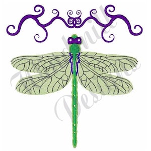 Dragonfly - Machine Embroidery Design, Embroidery Designs, Embroidery Patterns, Embroidery Files, Instant Download