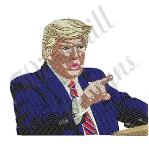 Donald Trump - Machine Embroidery Design, Embroidery Designs, Machine Embroidery, Embroidery Patterns, Embroidery Files, Instant Download