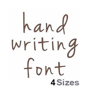 Handschrijfmachine Borduurlettertype, borduuralfabet, borduurontwerpen, borduurpatronen, borduurbestanden, direct downloaden