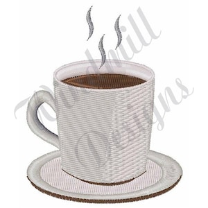 Coffee Cup - Machine Embroidery Design, Embroidery Designs, Machine Embroidery, Embroidery Patterns, Embroidery Files, Instant Download